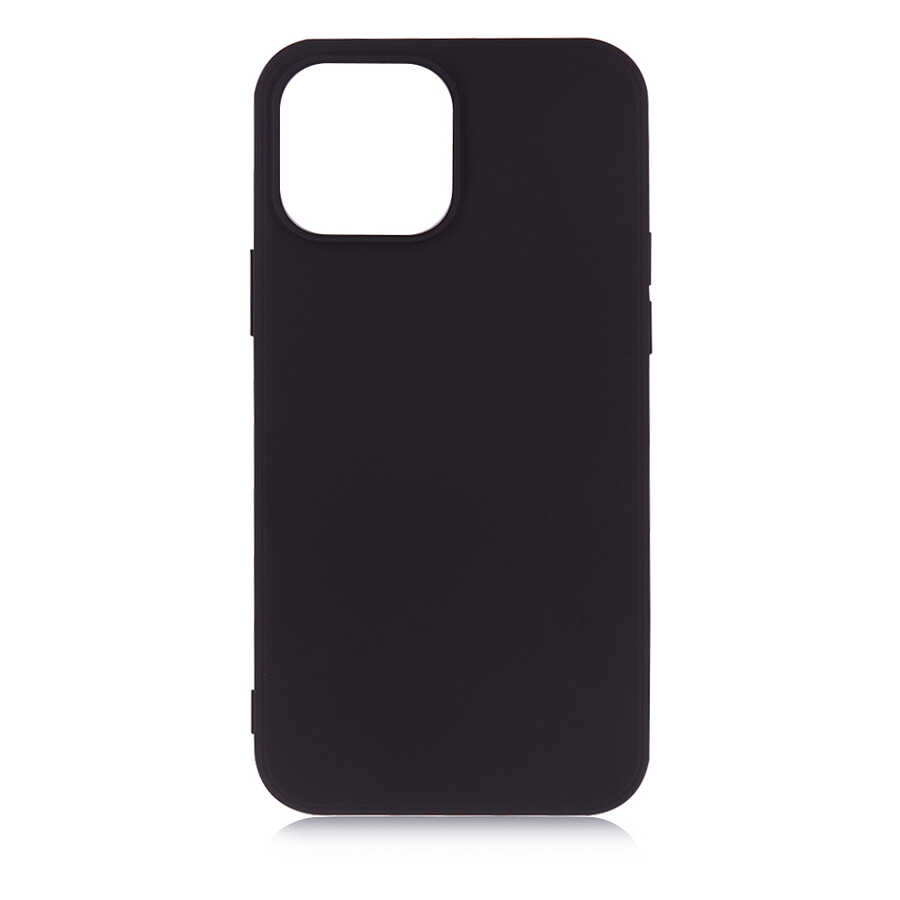 iPhone Uyumlu 13 Pro Max Kılıf Zore Premier Silikon Kapak-Siyah