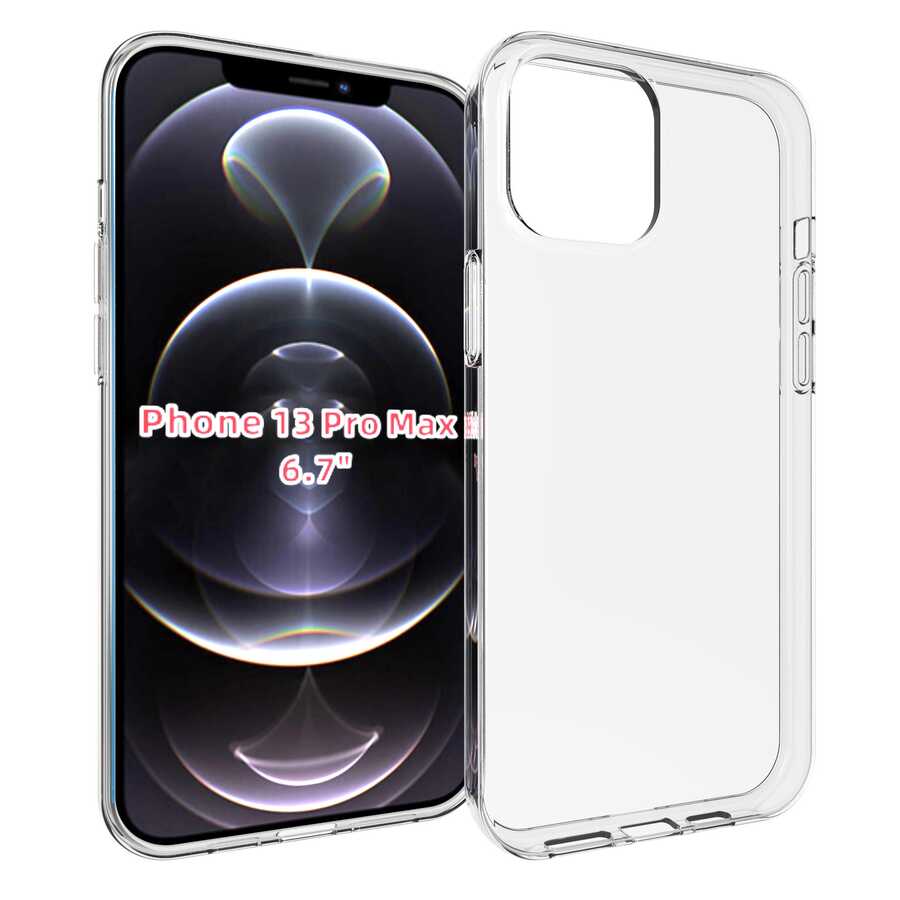 iPhone Uyumlu 13 Pro Max Kılıf Zore Süper Silikon Kapak