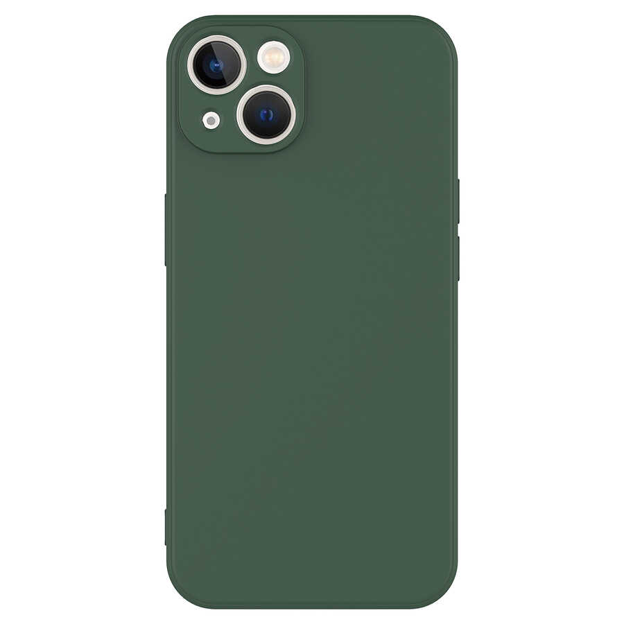 iPhone Uyumlu 13 Kılıf Zore Mara Lansman Kapak-Koyu yeşil