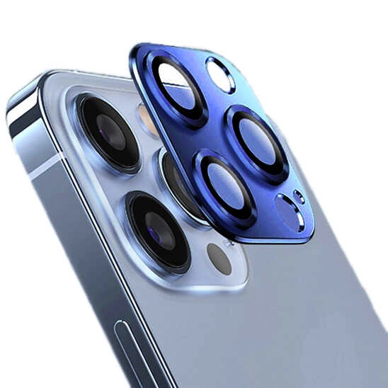 iPhone Uyumlu 13 Mini Zore CL-03 Kamera Lens Koruyucu-Mavi