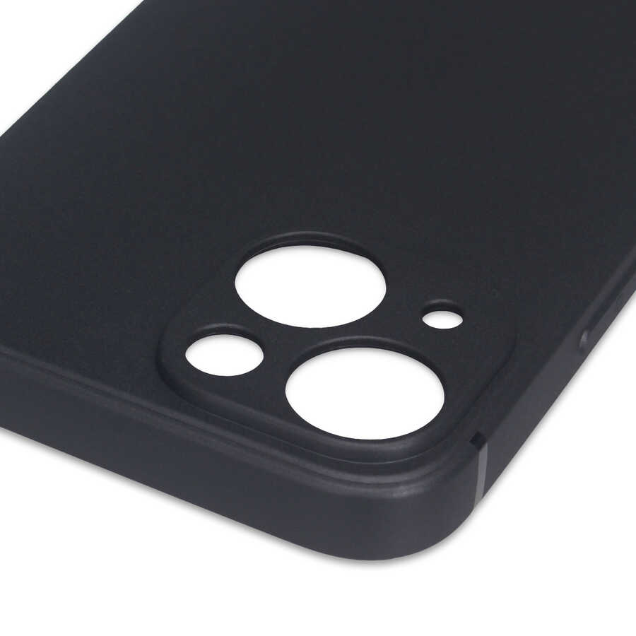 iPhone Uyumlu 13 Mini Kılıf Zore İmax Silikon-Siyah