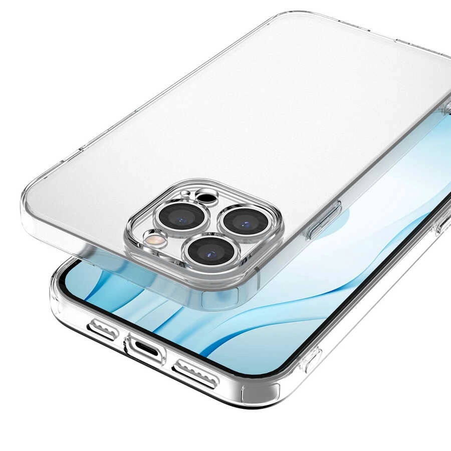 iPhone Uyumlu 13 Pro Max Kılıf Zore Kamera Korumalı Süper Silikon Kapak