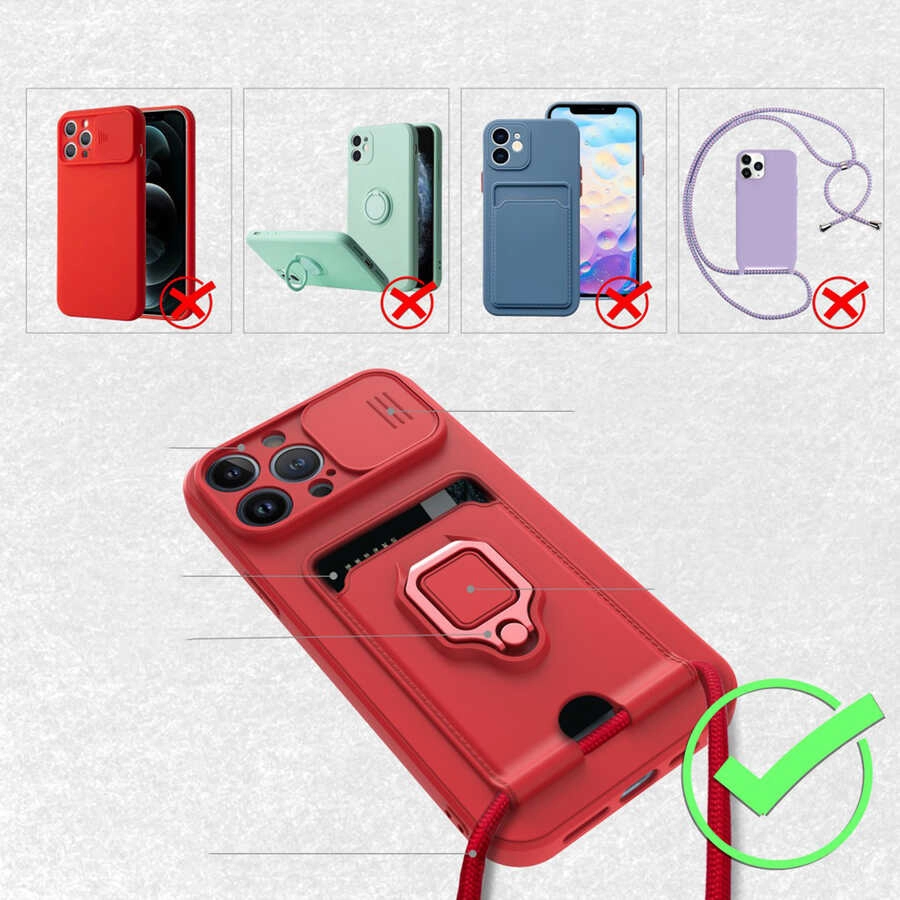 iPhone Uyumlu 13 Pro Kılıf ​Zore Pelit Kapak