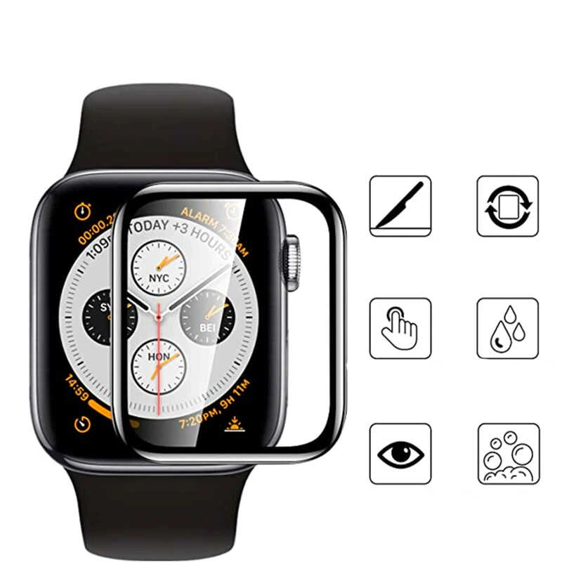 Watch 44mm Zore PMMA Silikon Body Saat Ekran Koruyucu