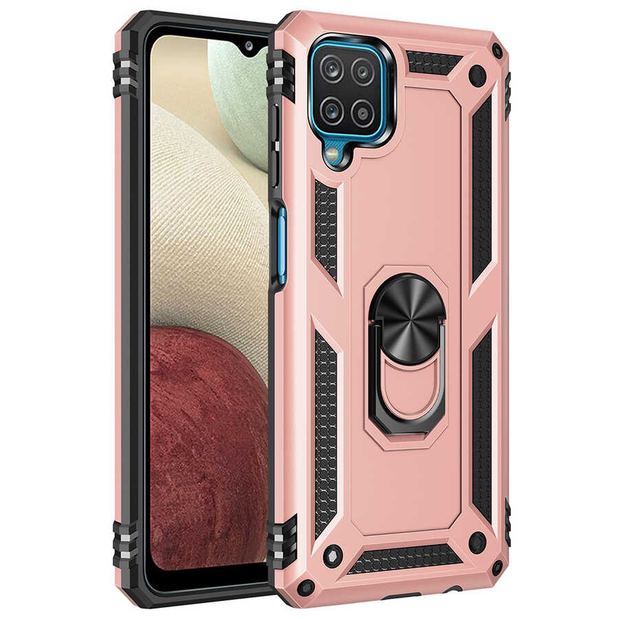 Galaxy Uyumlu M32 Kılıf Zore Vega Kapak-Rose gold