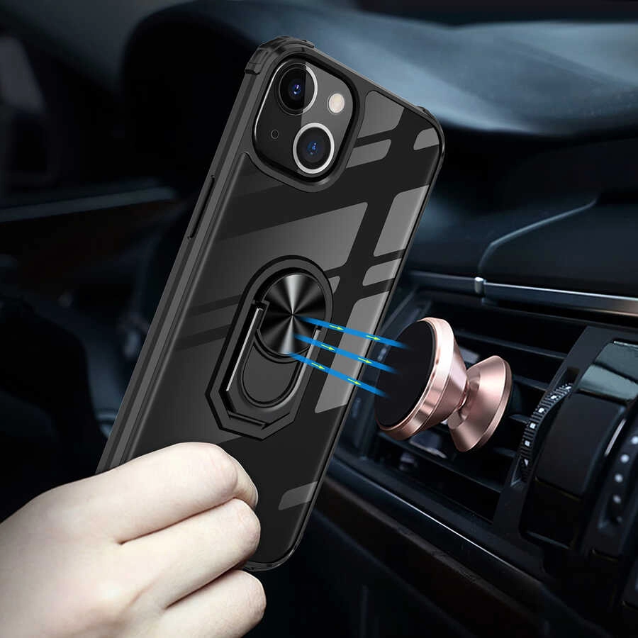 iPhone Uyumlu 13 Kılıf Zore Mola Kapak-Kırmızı