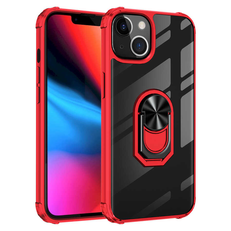 iPhone Uyumlu 13 Kılıf Zore Mola Kapak-Kırmızı
