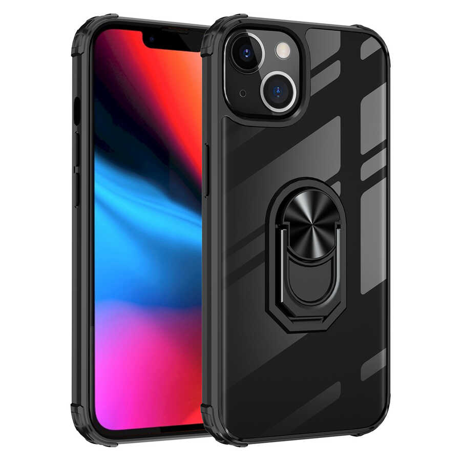 iPhone Uyumlu 13 Mini Kılıf Zore Mola Kapak-Siyah