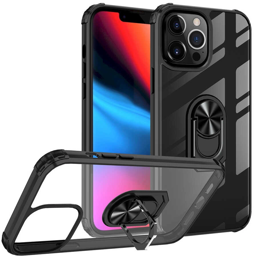 iPhone Uyumlu 13 Pro Max Kılıf Zore Mola Kapak-Kırmızı