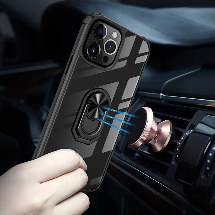 iPhone Uyumlu 13 Pro Max Kılıf Zore Mola Kapak-Kırmızı