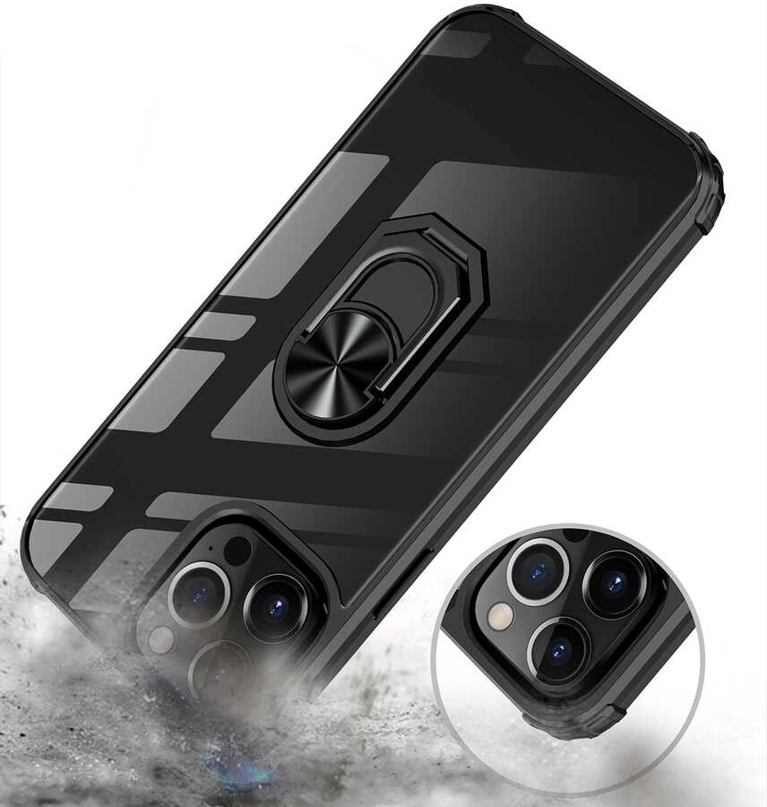 iPhone Uyumlu 13 Pro Max Kılıf Zore Mola Kapak-Kırmızı