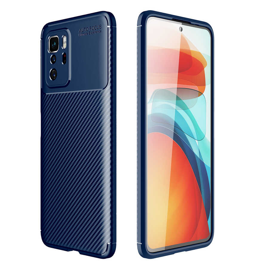 Xiaomi Uyumlu  Poco X3 GT Kılıf Zore Negro Silikon Kapak-Lacivert