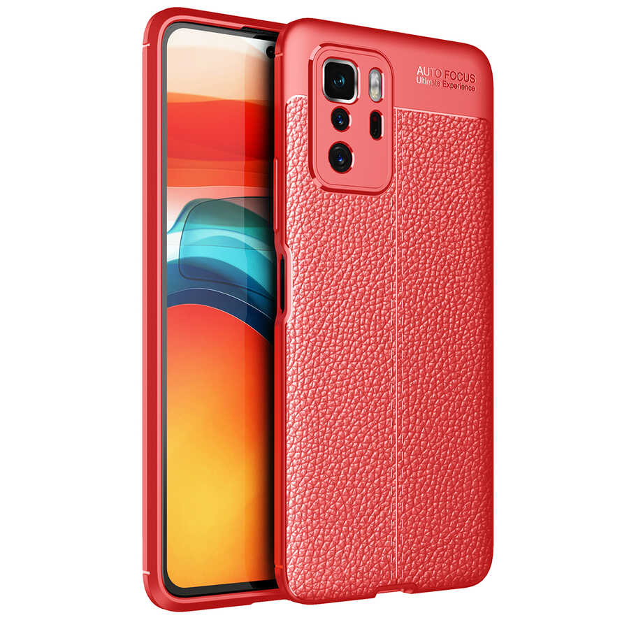 Xiaomi Uyumlu  Poco X3 GT Kılıf Zore Niss Silikon Kapak-Kırmızı