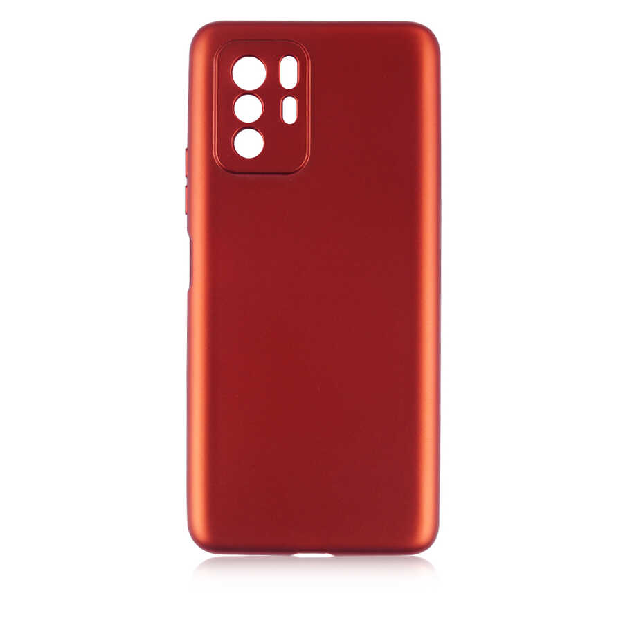 Xiaomi Uyumlu  Poco X3 GT Kılıf Zore Premier Silikon Kapak-Kırmızı