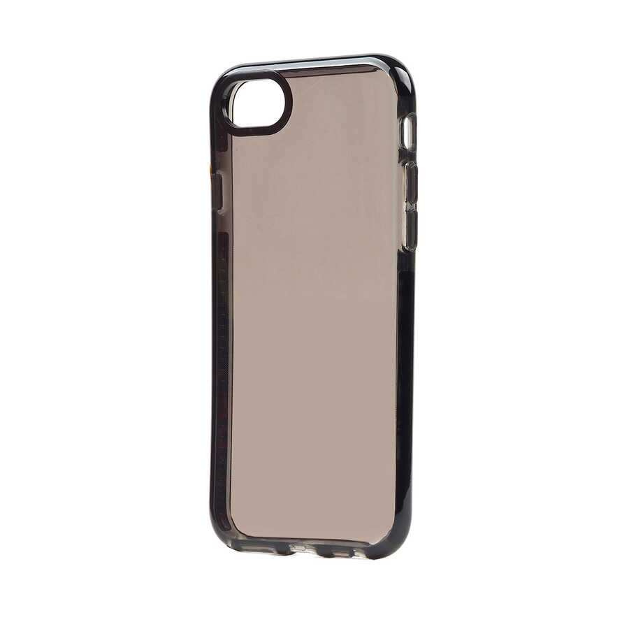 iPhone Uyumlu 7 Kılıf Zore Punto Kapak-Siyah