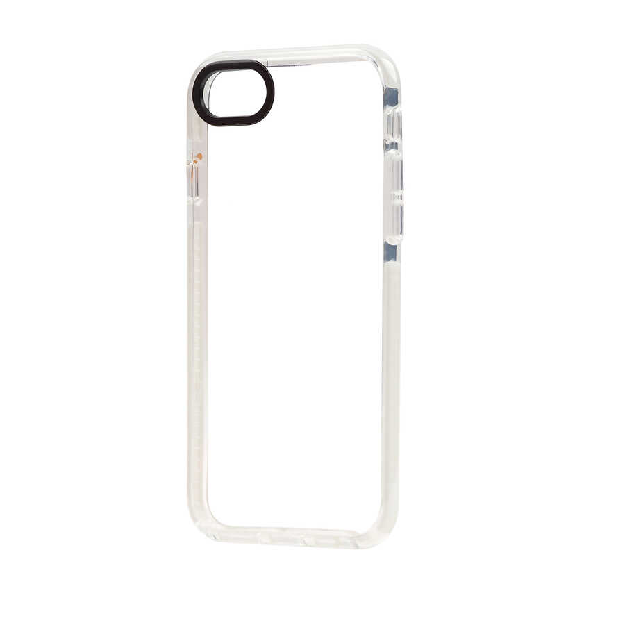 iPhone Uyumlu 8 Kılıf Zore Punto Kapak-Beyaz