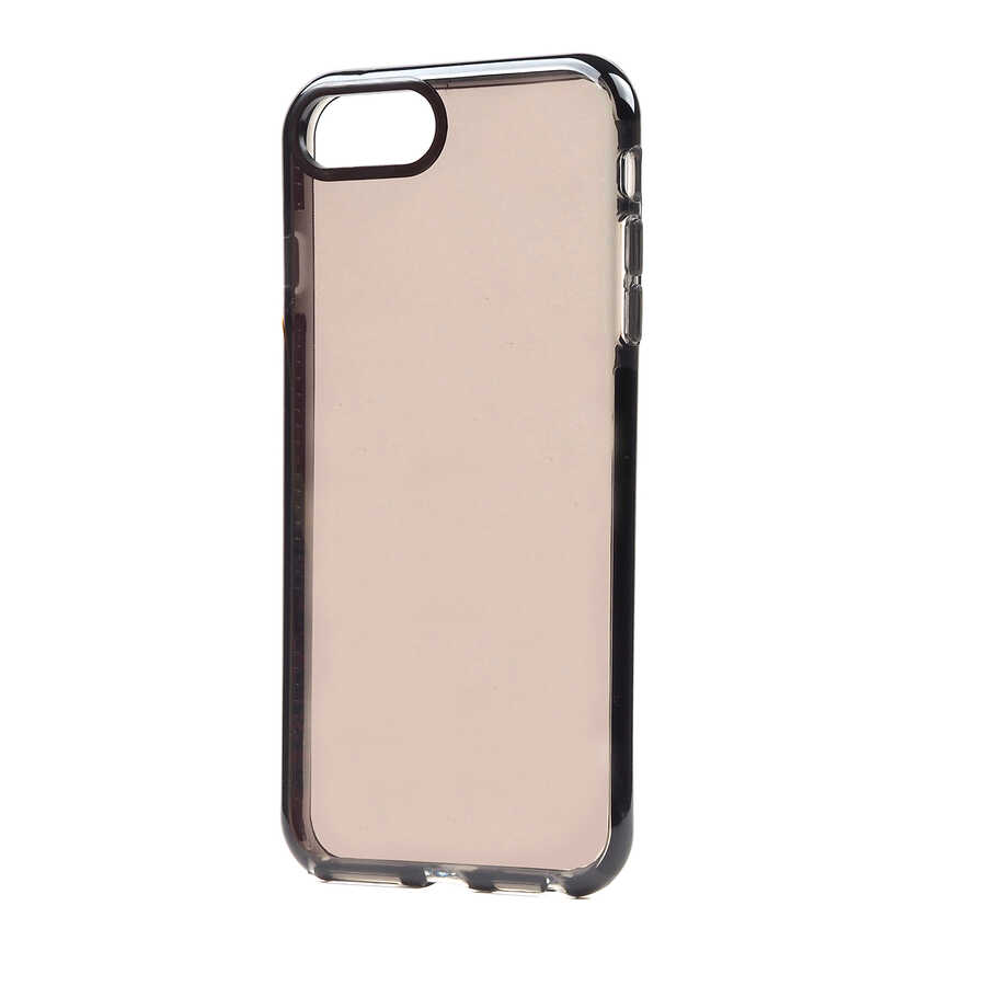 iPhone Uyumlu 7 Plus Kılıf Zore Punto Kapak-Siyah