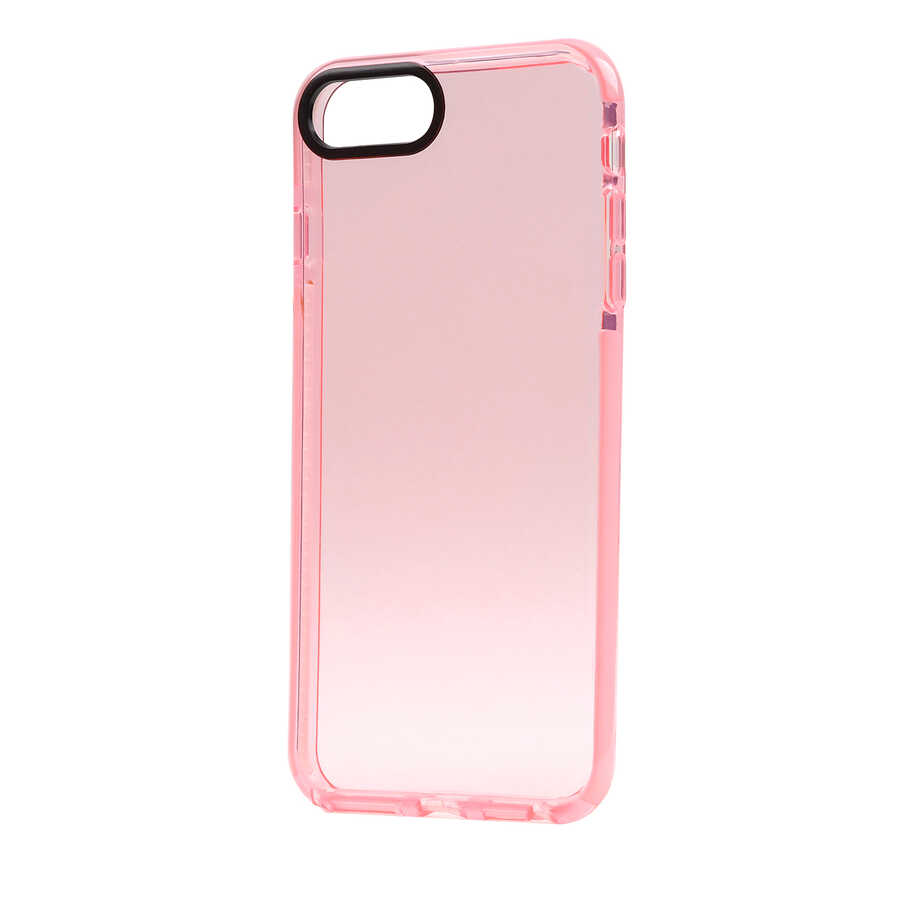 iPhone Uyumlu 8 Plus Kılıf Zore Punto Kapak-Pembe