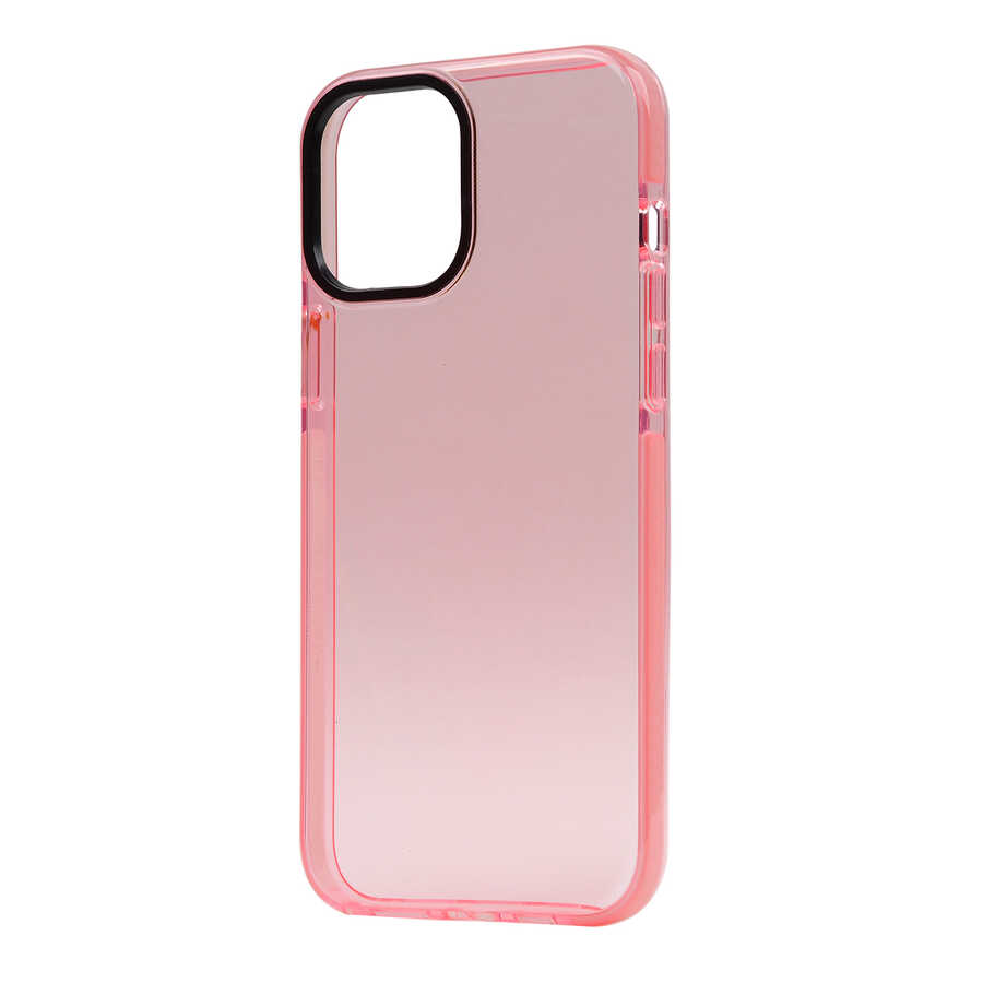 iPhone Uyumlu 12 Pro Max Kılıf Zore Punto Kapak-Pembe