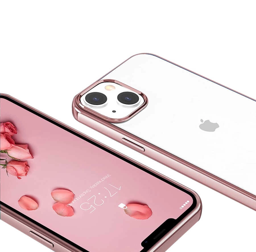 iPhone Uyumlu 13 Kılıf Zore Pixel Kapak-Pembe