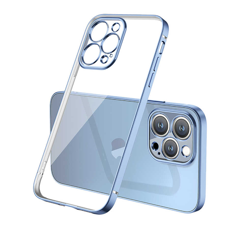iPhone Uyumlu 13 Pro Max Kılıf Zore Gbox Kapak-Lacivert