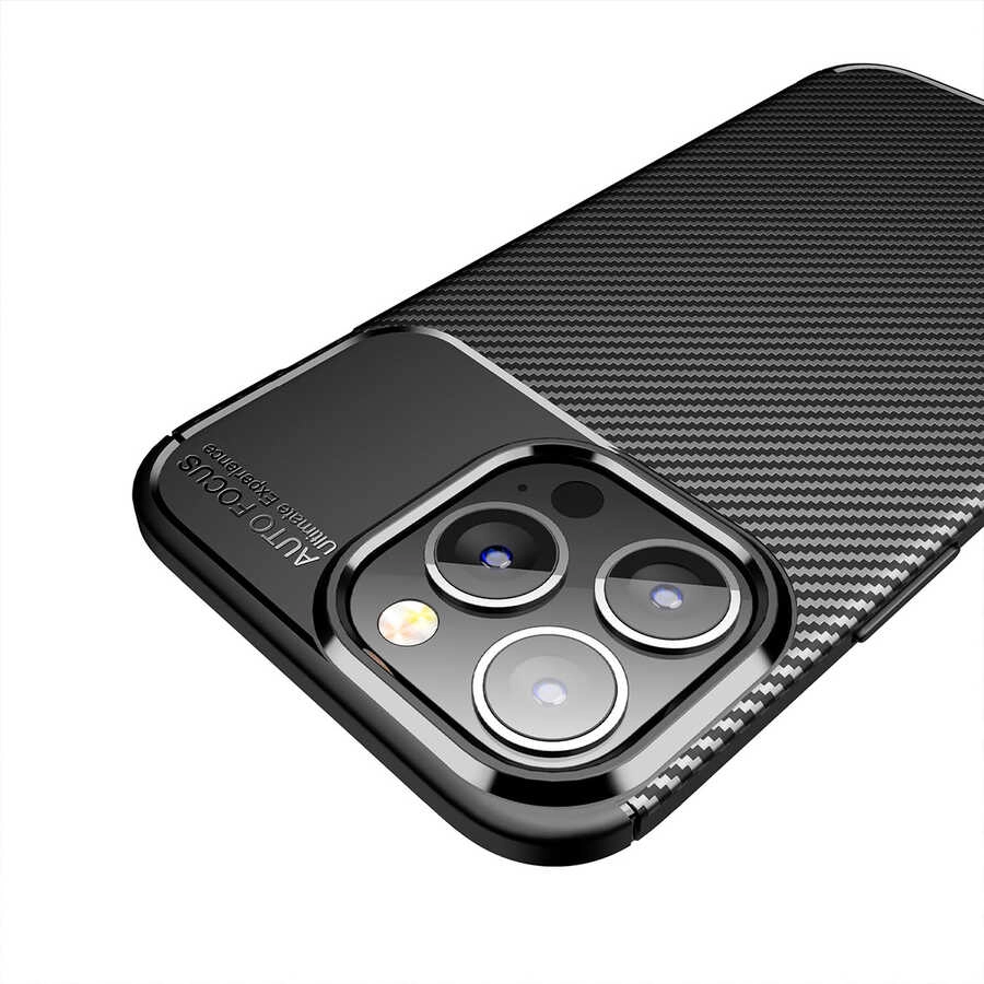 iPhone Uyumlu 13 Pro Kılıf Zore Negro Silikon Kapak