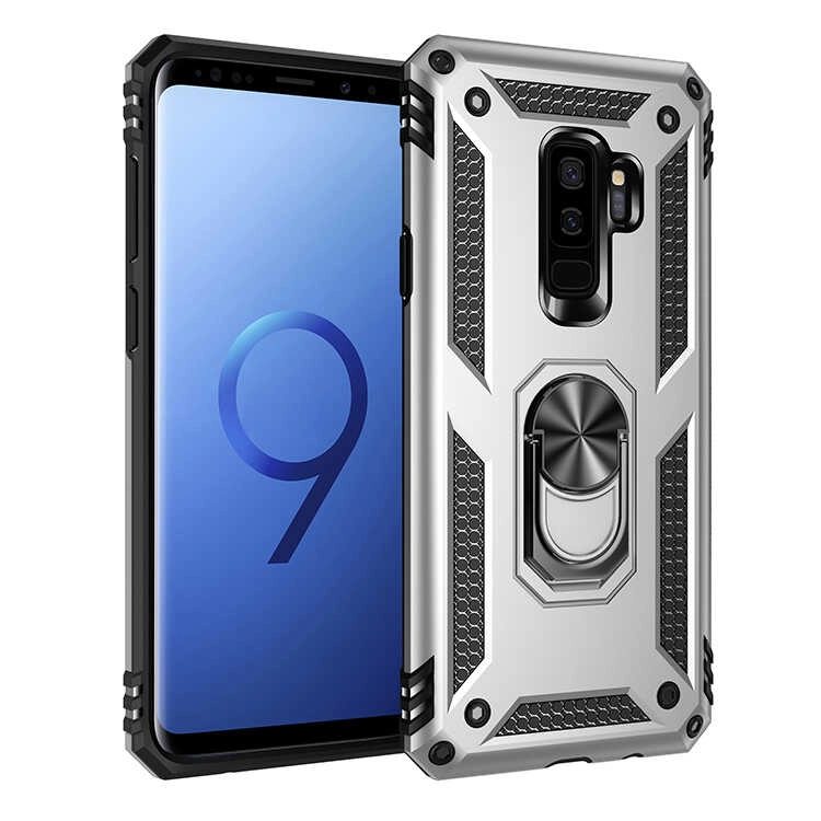 Galaxy Uyumlu S9 Plus Kılıf Zore Vega Kapak-Gri