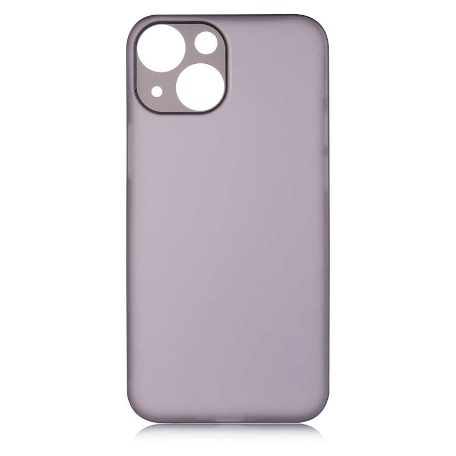 iPhone Uyumlu 13 Kılıf Zore 1.Kalite PP Kapak-Füme