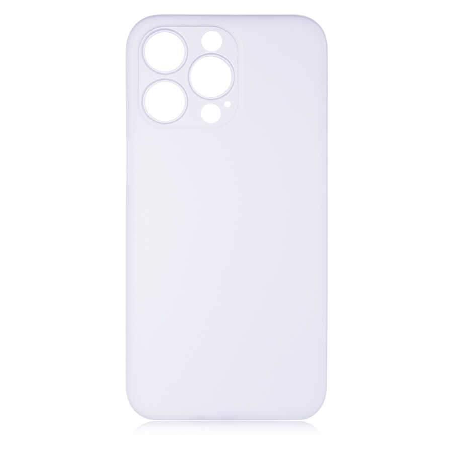 iPhone Uyumlu 13 Pro Kılıf Zore 1.Kalite PP Kapak-Beyaz