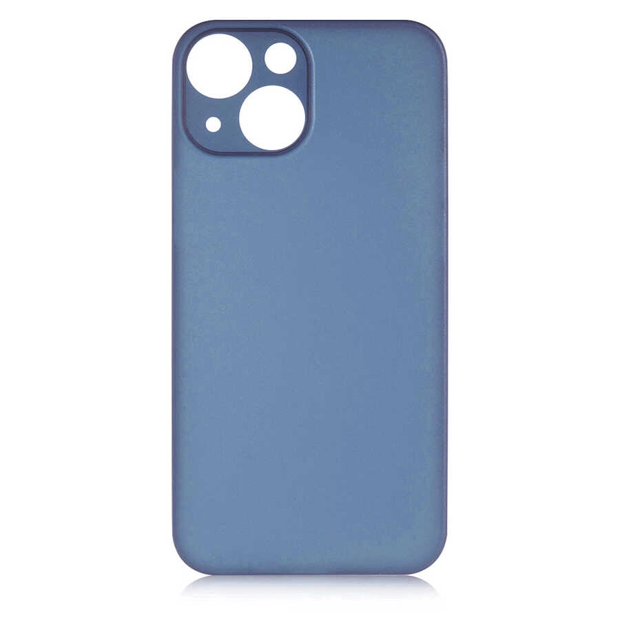 iPhone Uyumlu 13 Mini Kılıf Zore 1.Kalite PP Kapak-Mavi