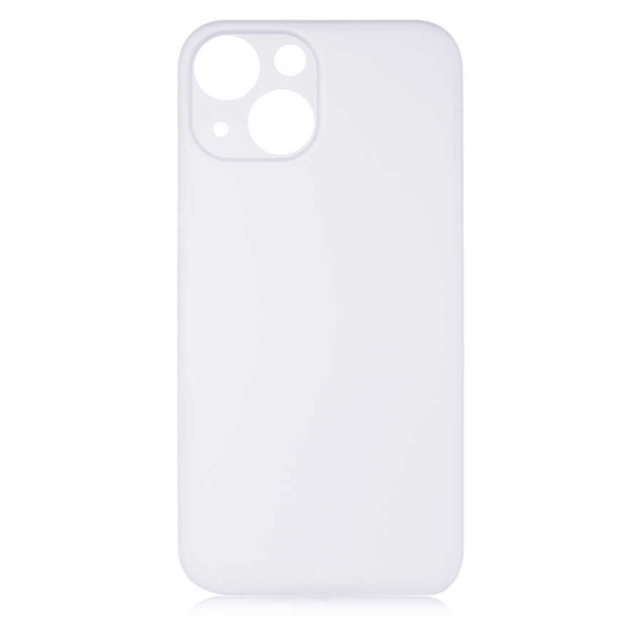 iPhone Uyumlu 13 Mini Kılıf Zore 1.Kalite PP Kapak-Beyaz