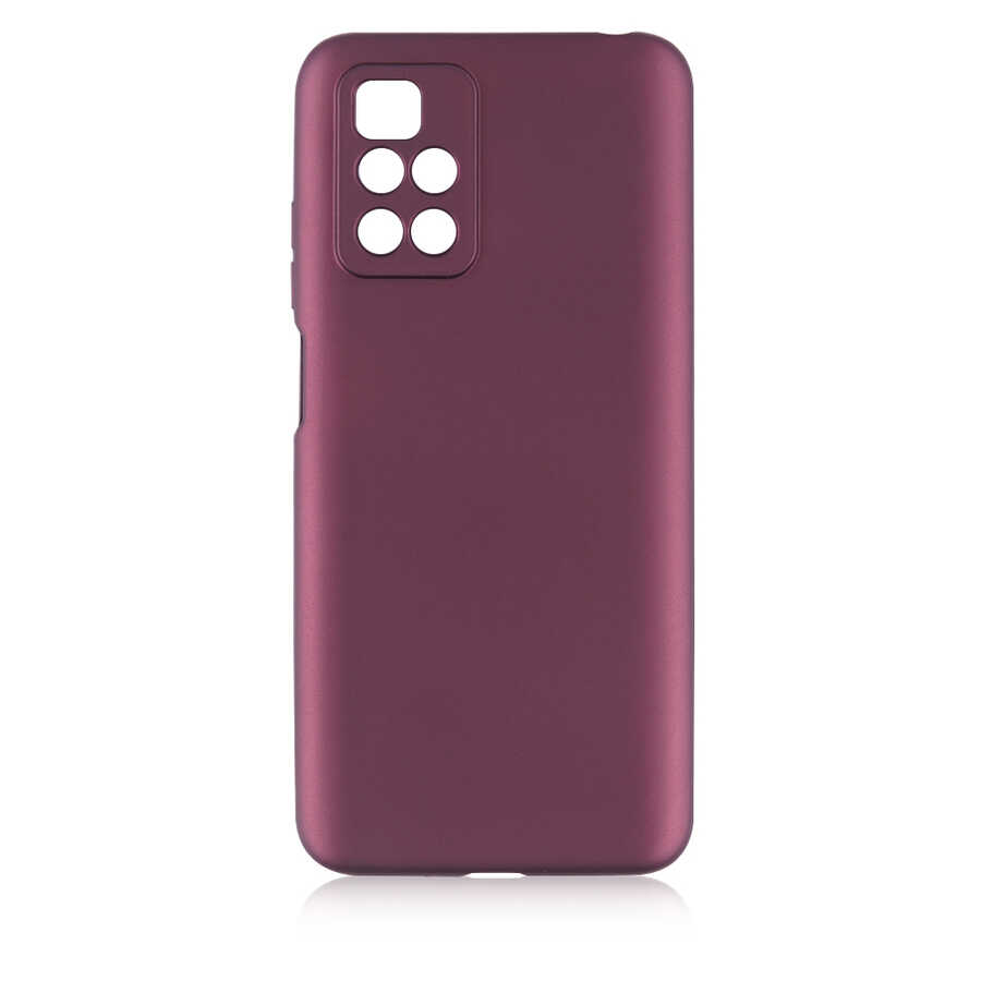 Xiaomi Uyumlu  Redmi 10 Kılıf Zore Premier Silikon Kapak-Mürdüm