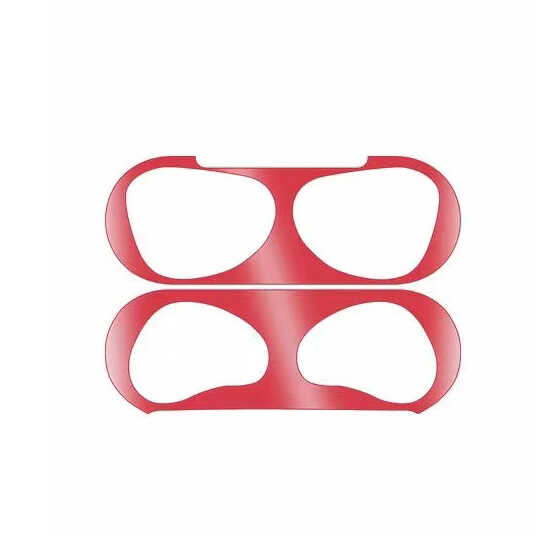 Zore Airpods Uyumlu 3. Nesil Kir Önleyici Sticker-Kırmızı