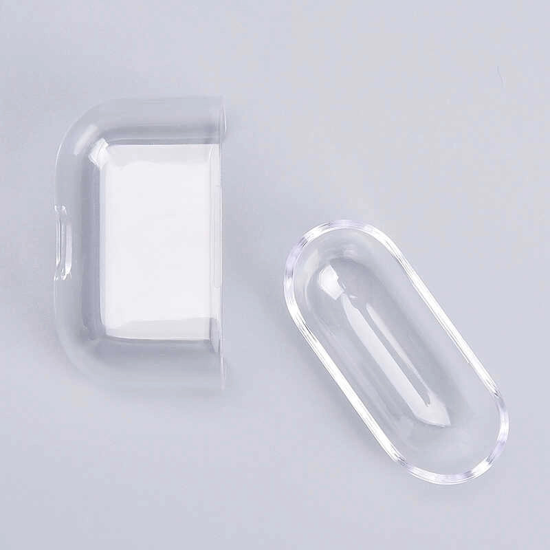 Airpods Uyumlu 3. Nesil Kılıf Şeffaf Sert Kristal Zore Airbag 14 Kılıf