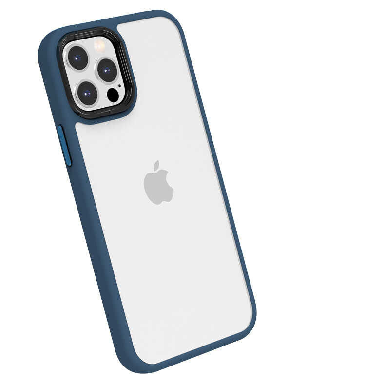 iPhone Uyumlu 13 Pro Max Kılıf ​​Zore Cann Kapak-Mavi