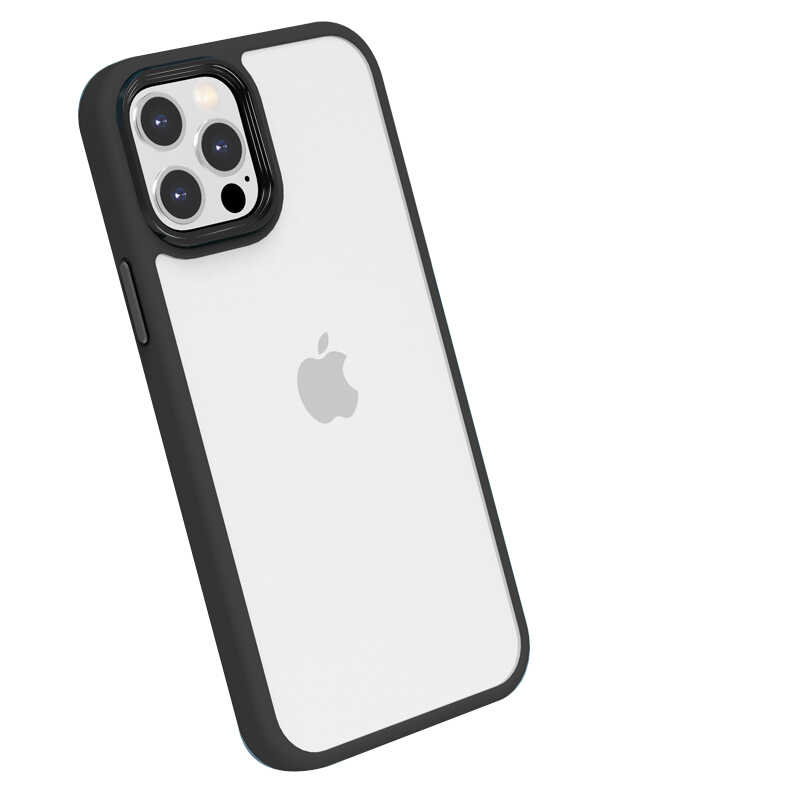 iPhone Uyumlu 13 Pro Max Kılıf ​​Zore Cann Kapak-Siyah