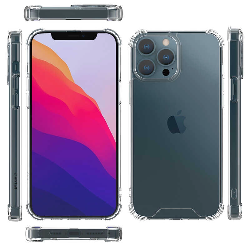 iPhone Uyumlu 13 Pro Kılıf Zore Nitro Anti Shock Silikon