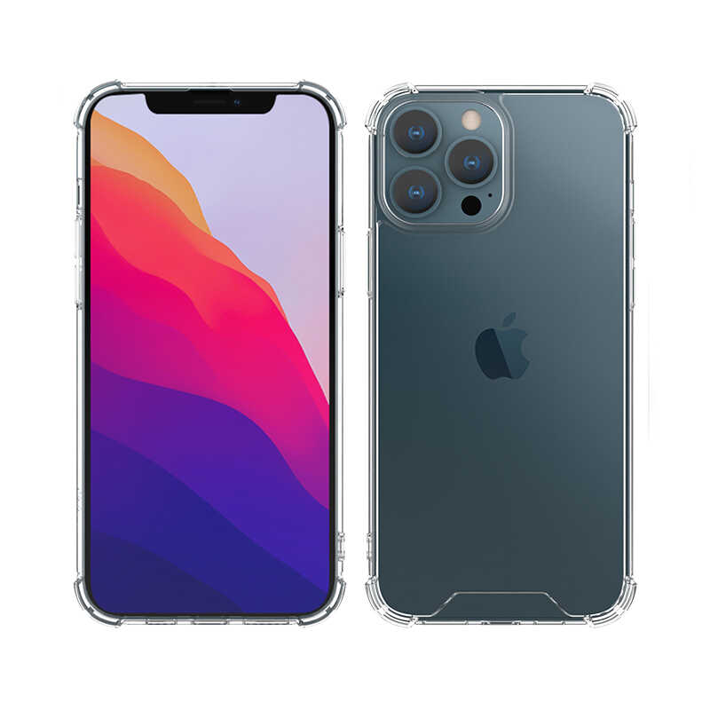 iPhone Uyumlu 13 Pro Max Kılıf Zore Nitro Anti Shock Silikon