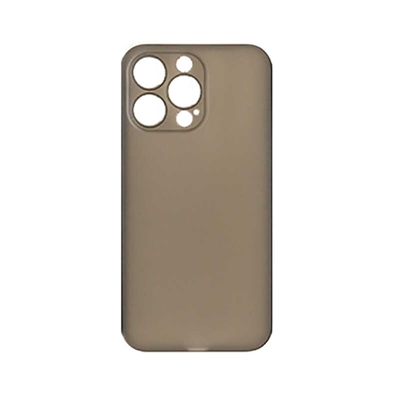 iPhone Uyumlu 13 Pro Max Kılıf Zore Eko PP Kapak-Füme