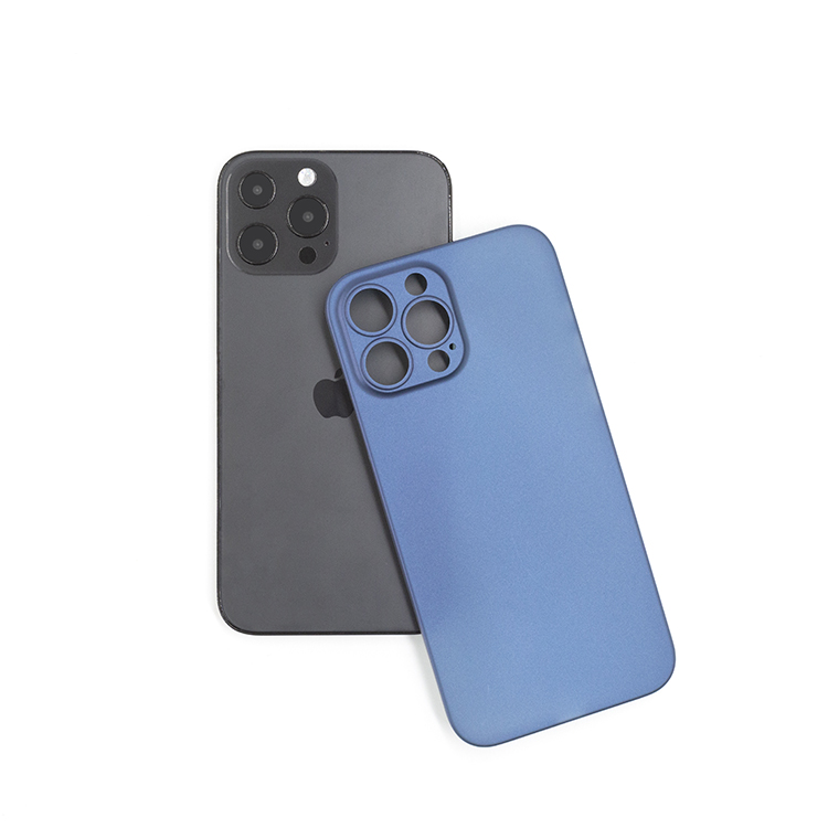 iPhone Uyumlu 13 Pro Max Kılıf Zore Eko PP Kapak-Lacivert