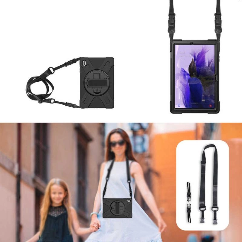 Galaxy Uyumlu Tab S7 FE LTE (T737-T736-T733-T730) Zore Defender Tablet Silikon