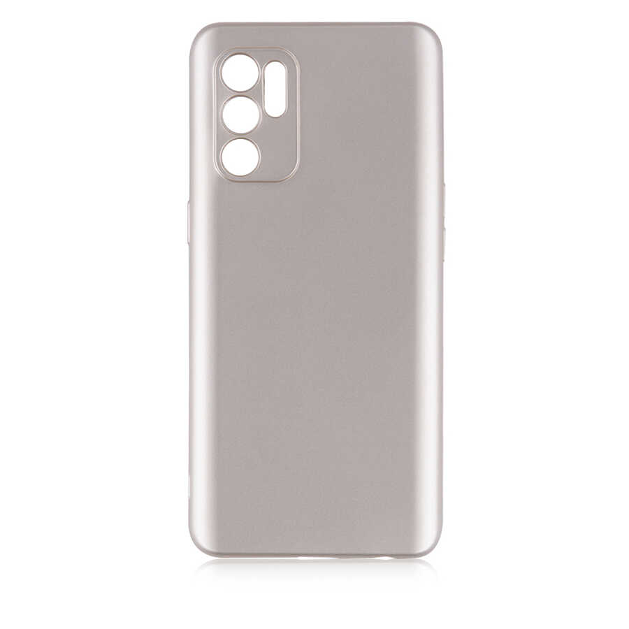 Oppo Reno 6 4G Kılıf Zore Premier Silikon Kapak-Gold