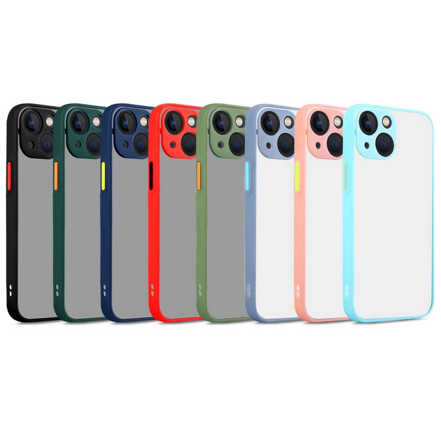 iPhone Uyumlu 13 Kılıf Zore Hux Kapak