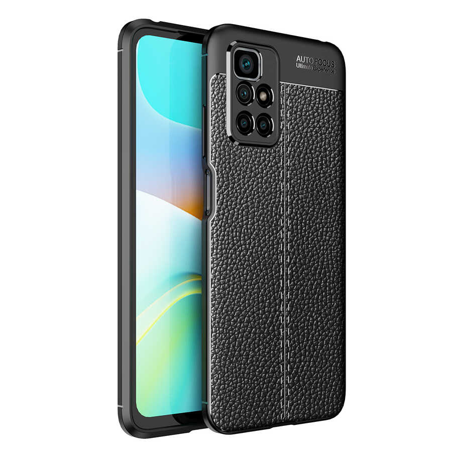 Xiaomi Uyumlu  Redmi 10 Kılıf Zore Niss Silikon Kapak-Siyah