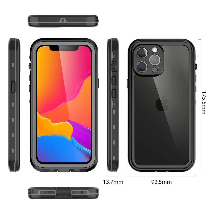 iPhone Uyumlu 13 Pro Max Kılıf 1-1 Su Geçirmez Kılıf