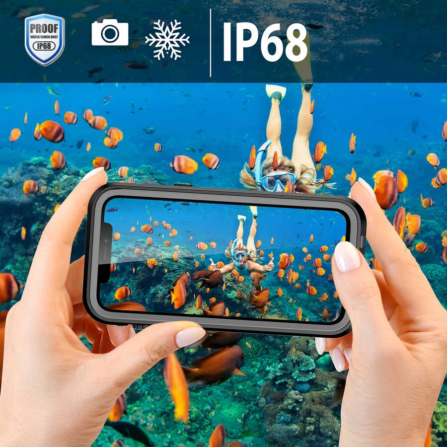 iPhone Uyumlu 13 Pro Max Kılıf 1-1 Su Geçirmez Kılıf