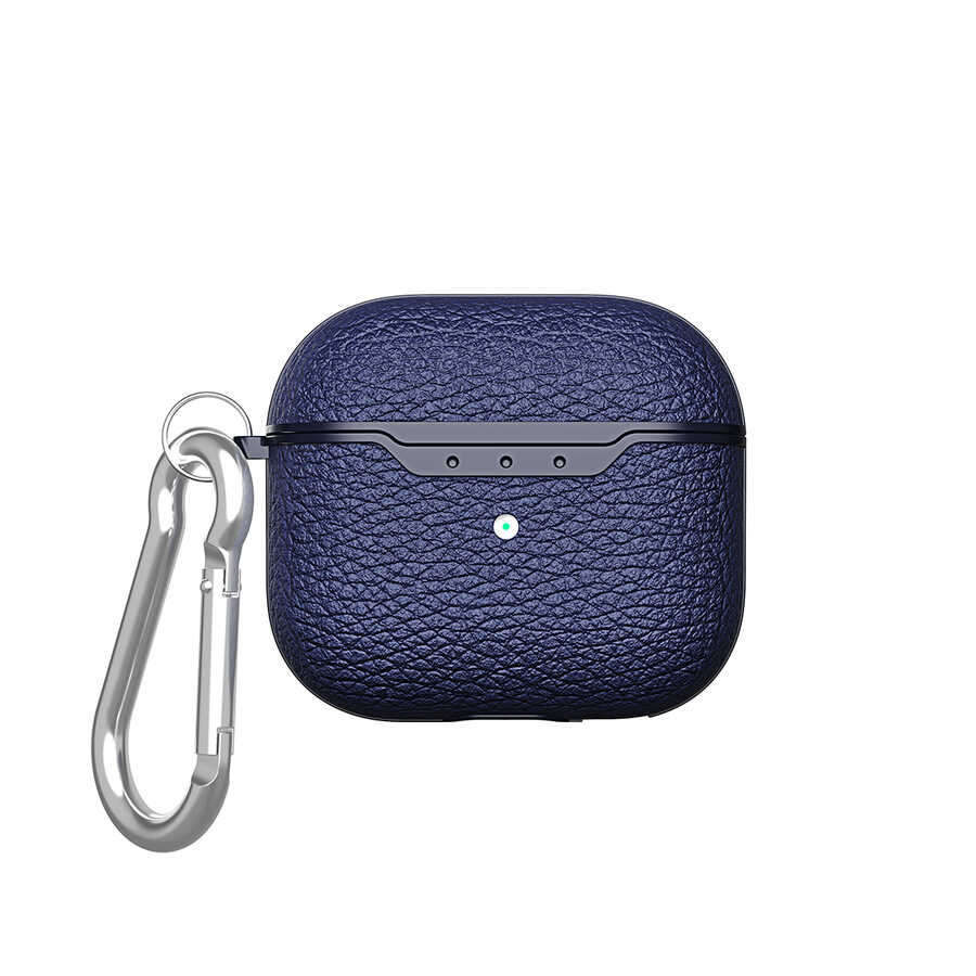 Airpods Uyumlu 3. Nesil Kılıf Zore Airbag 03 Silikon-Lacivert