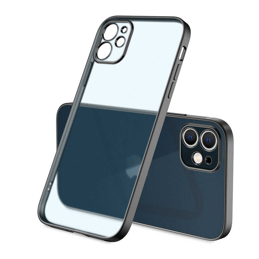 iPhone Uyumlu 12 Kılıf Zore Mat Gbox Kapak