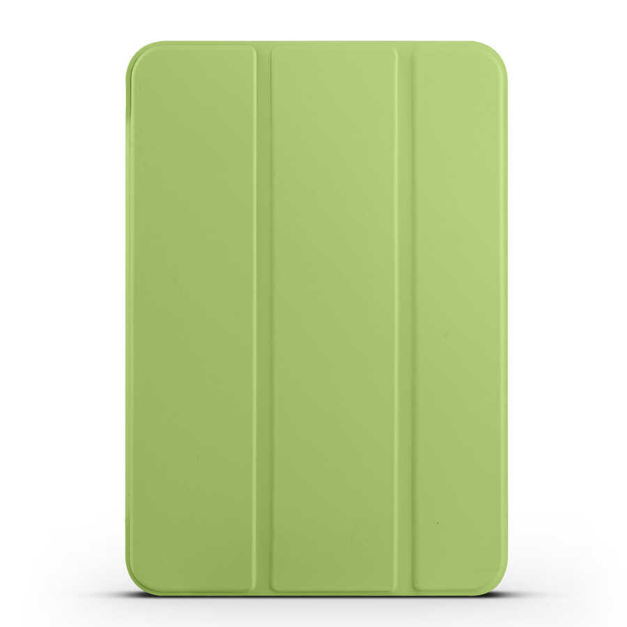 iPad Uyumlu Mini 2021 (6.Nesil) Zore Smart Kapak Standlı 1-1 Kılıf-Yeşil