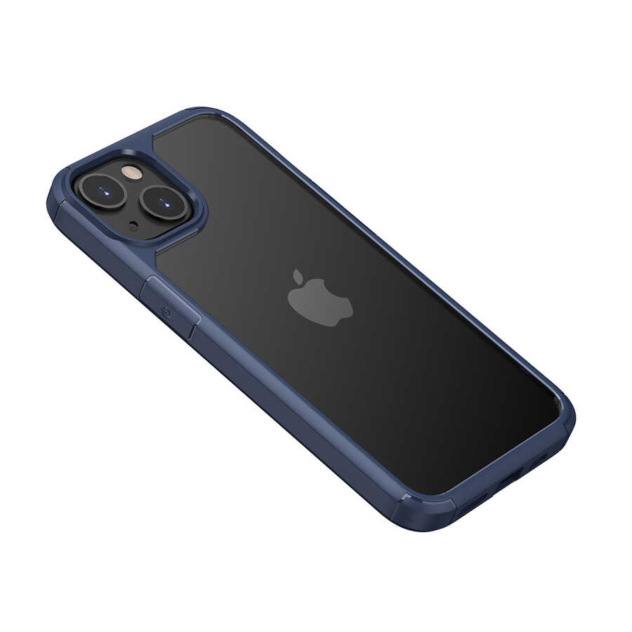 iPhone Uyumlu 13 Mini Kılıf Zore Roll Kapak-Mavi